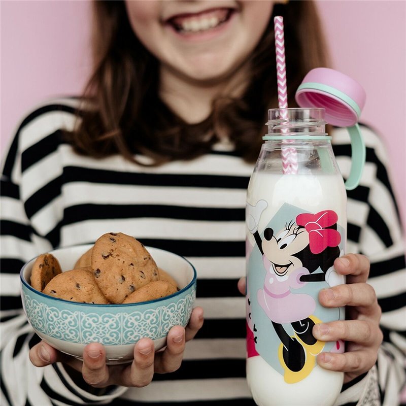 Image secondaire de Bouteille d'eau Minnie Mouse CZ11359 460 ml Rose Silicone
