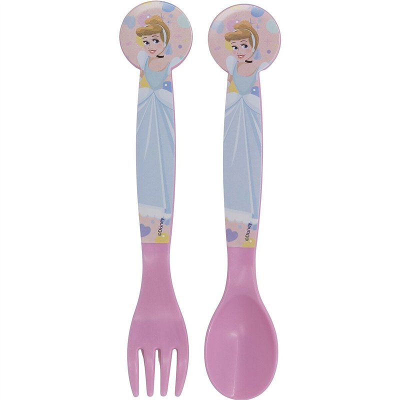Image secondaire de Set de couverts Disney Princess CZ11398 Rose Plastique 2 Pièces