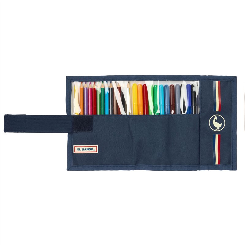 Image secondaire de Pochette crayons El Ganso Eclipse Blue marine 7 x 20 x 7 cm 27 Pièces