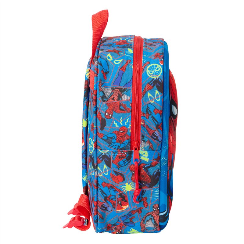 Image secondaire de Sac à dos enfant Spider-Man Rouge Blue marine 22 x 27 x 10 cm 3D