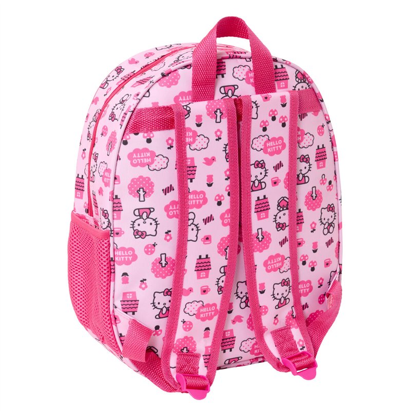Image secondaire de Sac à dos enfant Hello Kitty Rose 27 x 33 x 10 cm 3D