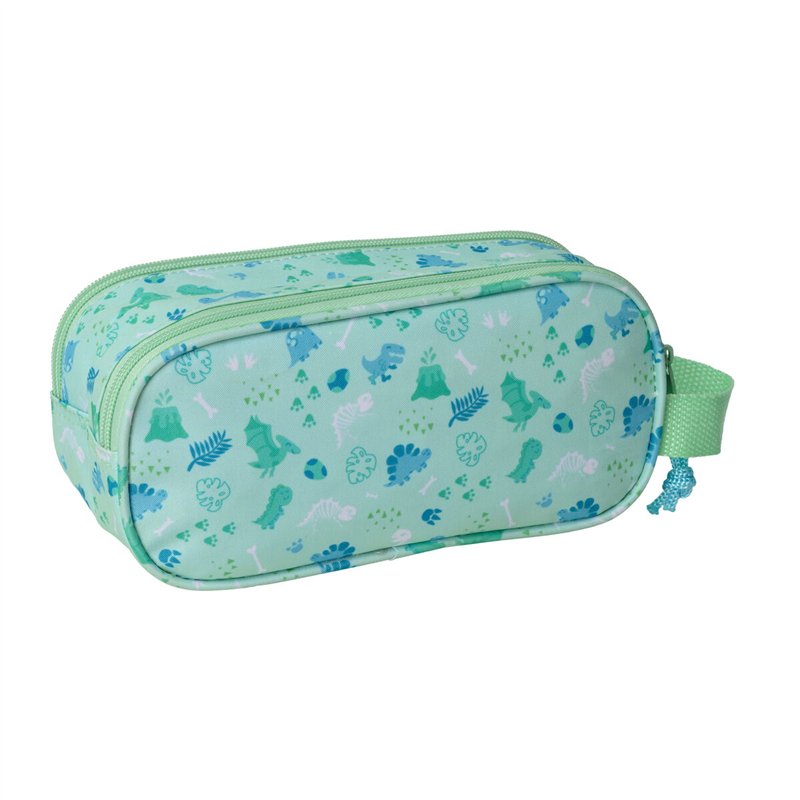 Image secondaire de Trousse Fourre-Tout Double Safta Menthe 21 x 8 x 6 cm 3D