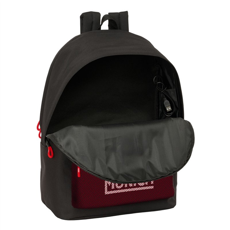 Image secondaire de Cartable Munich +usb munich Noir 31 x 44 x 18 cm