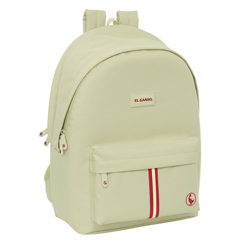 Sac à Dos pour Portable et Tablette avec Sortie USB El Ganso Basics Beige