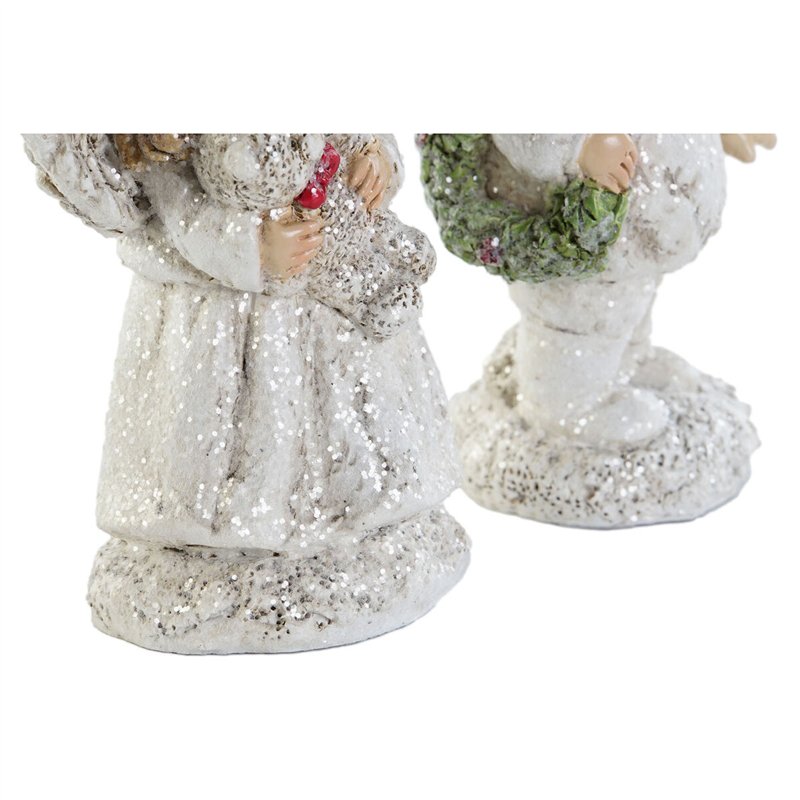 Image secondaire de Décorations de Noël DKD Home Decor Multicouleur Enfants 6,7 x 5,1 x 11,4 cm (4 Unités)