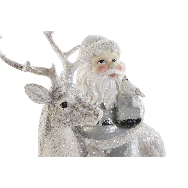 Image secondaire de Décorations de Noël DKD Home Decor Multicouleur Renne 17,5 x 9 x 23 cm (2 Unités)