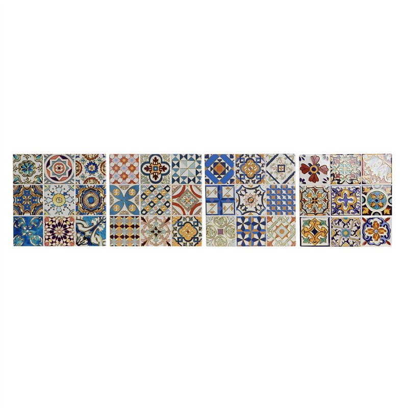 Dessous de plat Home ESPRIT Liège Dolomite 20 x 20 x 0,7 cm (4 Unités)