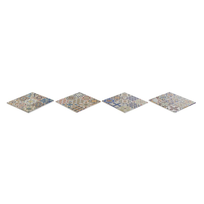 Image secondaire de Dessous de plat Home ESPRIT Liège Dolomite 20 x 20 x 0,7 cm (4 Unités)