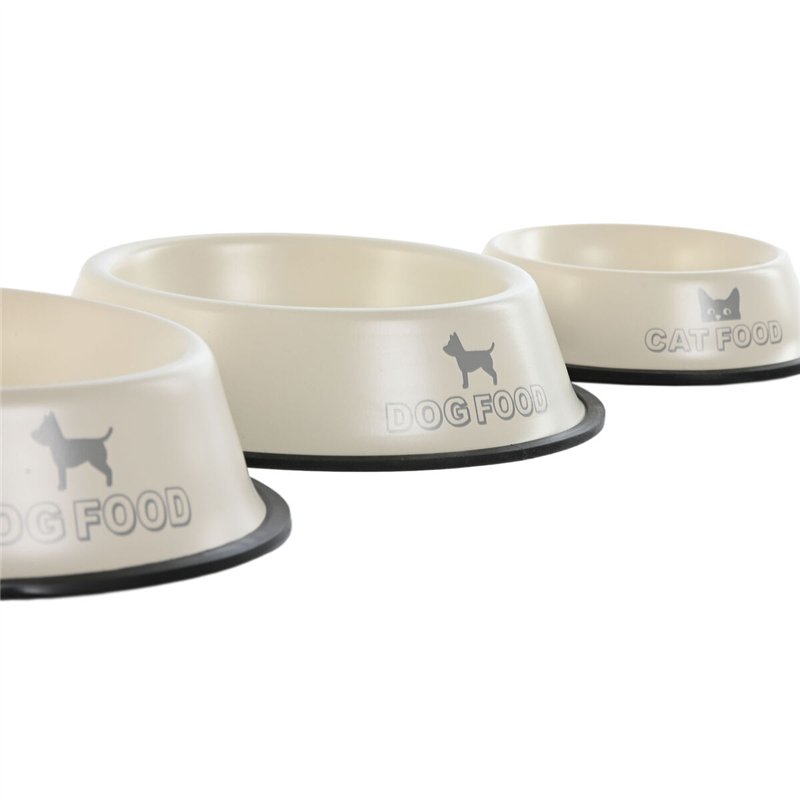 Image secondaire de Mangeoire pour chiens Home ESPRIT Beige Caoutchouc Métal 200 ml 600 ml 700 ml 1 L 29 X 29 X 6,5 cm