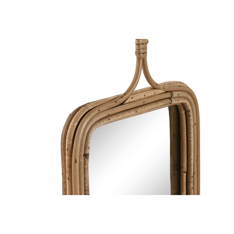 Image secondaire de Miroir mural Home ESPRIT Naturel 24 x 2,5 x 40 cm (2 Unités)