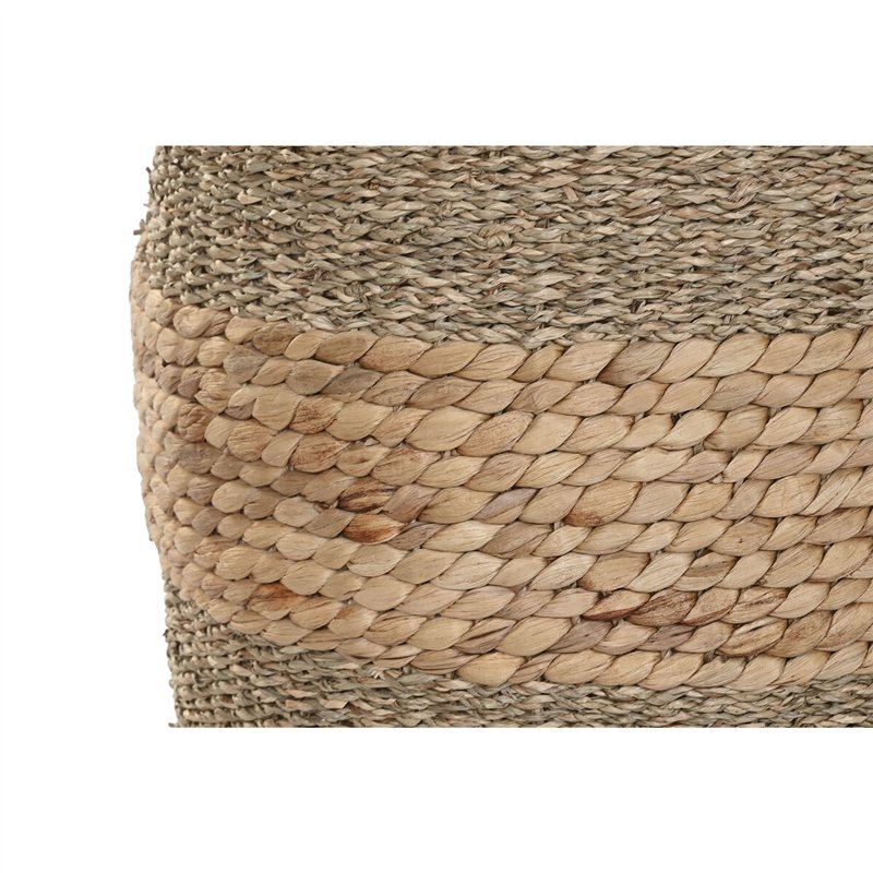 Image secondaire de Set de basket Home ESPRIT Naturel Jacinthe d'eau Tropical (3 Pièces)