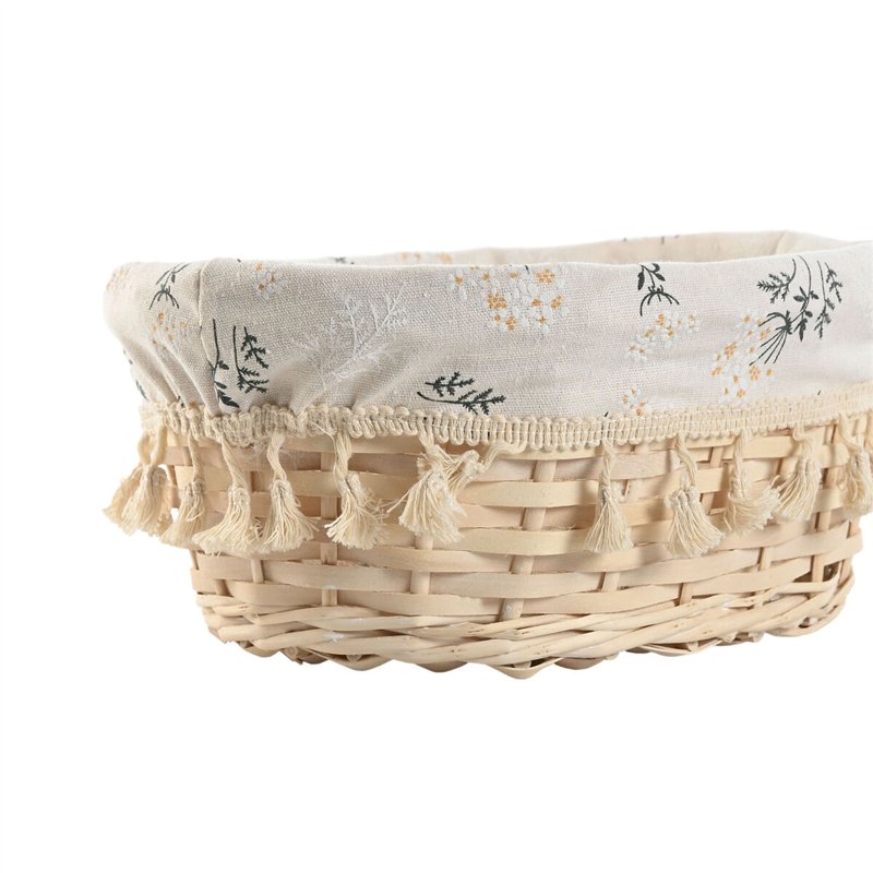 Image secondaire de Set de basket Home ESPRIT Naturel osier (3 Pièces)