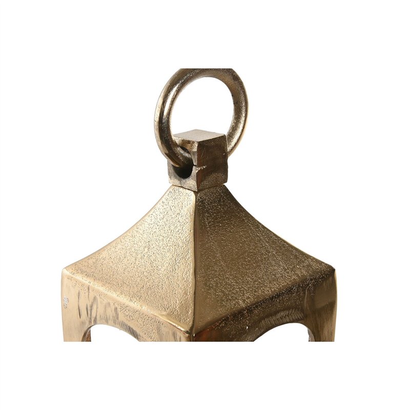 Image secondaire de Lanterne Home ESPRIT Doré Aluminium Verre Arabe 14 x 14 x 65 cm