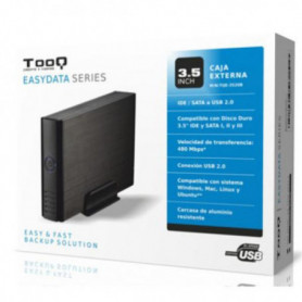 Boîtier Externe TooQ TQE-3520B HD 3.5" IDE / SATA III USB 2.0 Noir 36,99 €