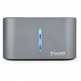 Dock Station Dual TooQ TQDS-805G 2.5"-3.5" HDD/SSD SATA USB 3.0 Gris 47,99 €