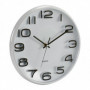 Horloge Murale Blanc Noir Verre Plastique (33 x 5 x 33 cm) 28,99 €