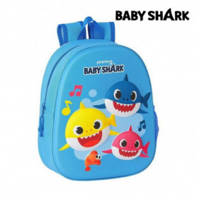 Sac à dos enfant 3D Baby Shark Bleu clair 25,99 €