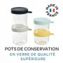 BÉABA Coffret 4 portions verre. pots de conversation (150ml yellow / 150ml light 38,99 €
