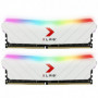 Mémoire RAM - PNY - XLR8 Gaming EPIC-X RGB DDR4 3600MHz 2x8GB White Edition - 79,99 €