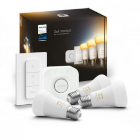 PHILIPS Hue White Ambiance Kit de démarrage ampoule LED connectée - E27 x3 et té 129,99 €