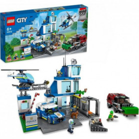LEGO 60316 City Le Commissariat de Police. Jouets Voiture. Camion de Poubelle et 84,99 €