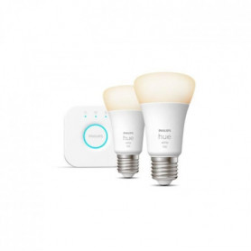 PHILIPS Hue White - Kit de démarrage ampoule LED connectée - 9.5W - E27 - Pack d 79,99 €