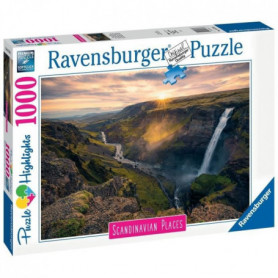 Ravensburger - Puzzle 1000 pieces - La cascade Háifoss. Islande (Puzzle Highligh 33,99 €