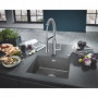 GROHE Evier composite K700U 533 x 457 mm Gris granite 31654AT0 439,99 €