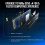 Disque SSD Interne - PNY - CS1030 M.2 GEN3 - 250 Go - NVMe (M280CS1030-250-RB) 29,99 €