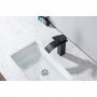 Mitigeur pour vasque et lavabo - Mécanique - OCEANIC - Noir mat - En cascade - E 56,99 €