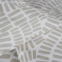 Parure de lit Mawira - 2 personnes - 260 x 240 cm - 100% coton - Beige Motif Eth 58,99 €