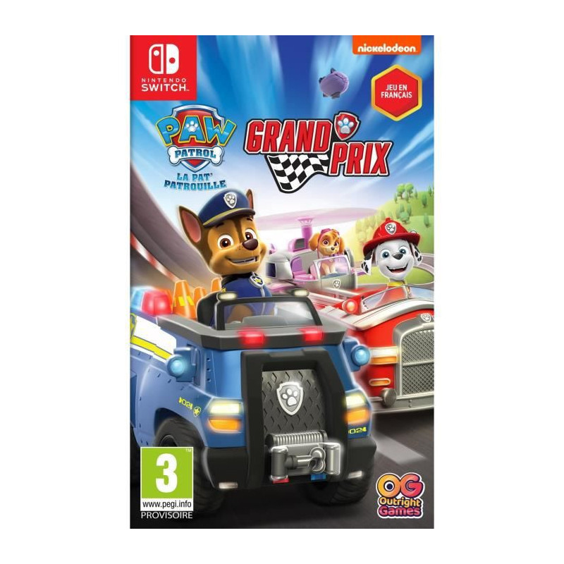 Paw Patrol. la Pat'Patrouille : Grand Prix Jeu Switch