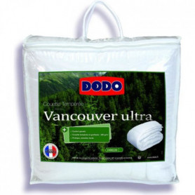 Couette tempérée Vancouver Ultra - 220 x 240 cm - 300gr/m² - Blanc - DODO 110,99 €