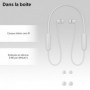 Écouteurs Bluetooth sans fil SONY WI-C100 - Autonomie jusqu'a 25 h - Blanc 55,99 €