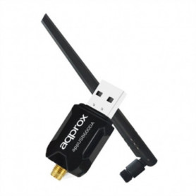 Adaptateur USB Wifi approx! APPUSB600DA Noir 30,99 €