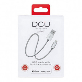 Câble de chargement USB Lightning iPhone DCU Argenté 1 m 28,99 €