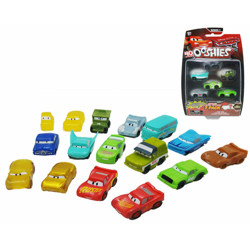 Petite voiture-jouet OoshiesCars 7 Pièces Lot