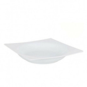 Assiette creuse Zen Porcelaine Blanc (20 x 20 x 3,5 cm) 18,99 €
