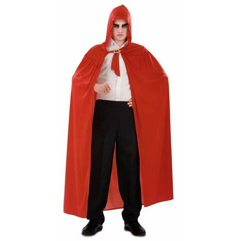 Cape My Other Me Rouge Homme Taille unique Avec capuche