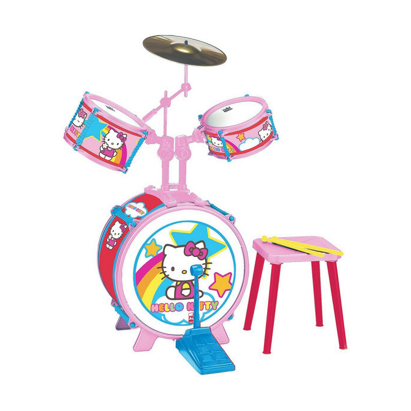 Batterie musicale Hello Kitty Plastique