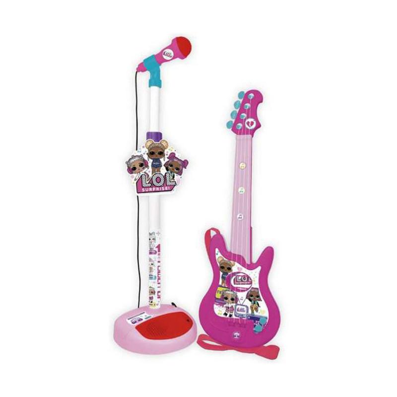 Guitare pour Enfant LOL Surprise! Microphone Rose