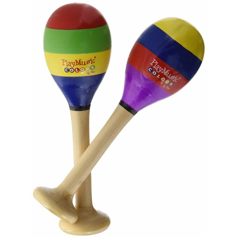 Maracas Reig Bois Multicouleur