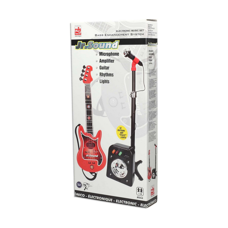 Image secondaire de Guitare pour Enfant Reig Microphone Rouge