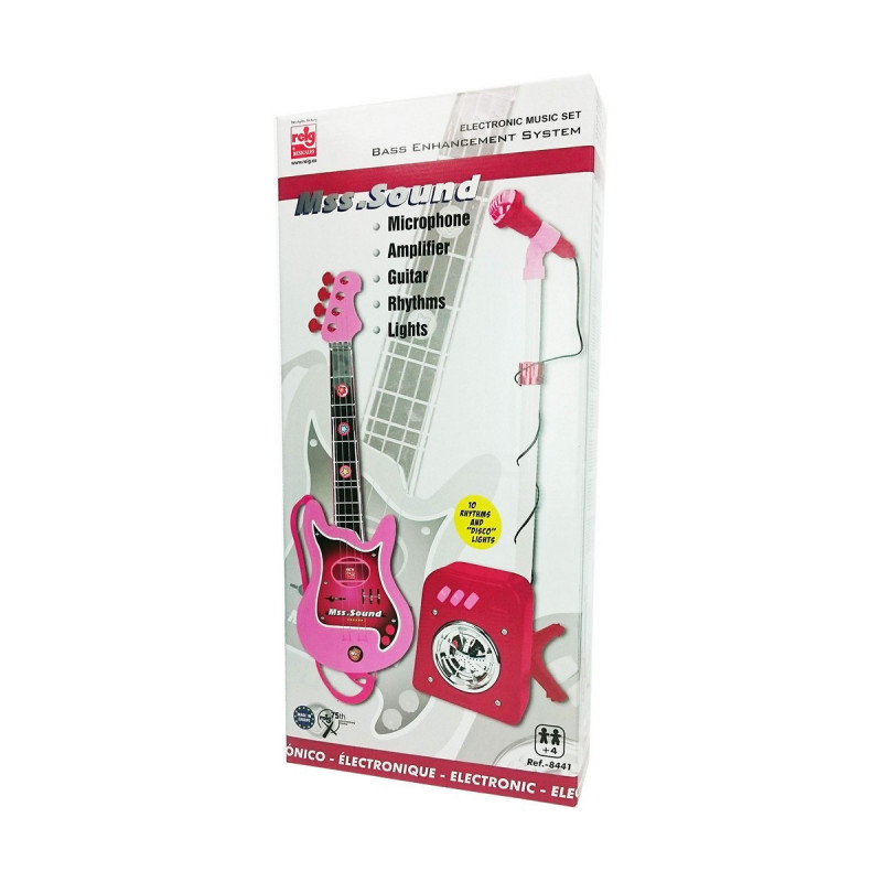 Image secondaire de Guitare pour Enfant Reig Microphone Rose