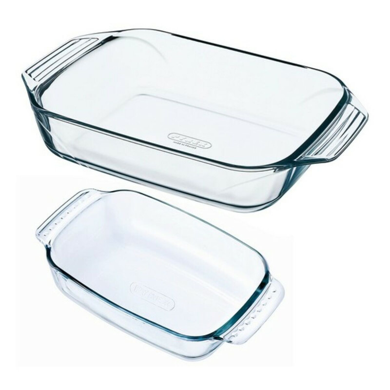 Image secondaire de Ensemble de plats de cuisson au four Pyrex Classic Transparent verre (2 pcs)