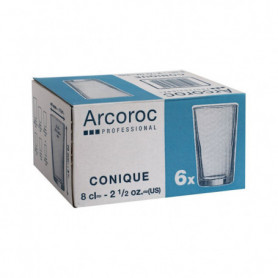 Verre Arcoroc Conique Transparent verre (6 Unités) (8 cl) 18,99 €