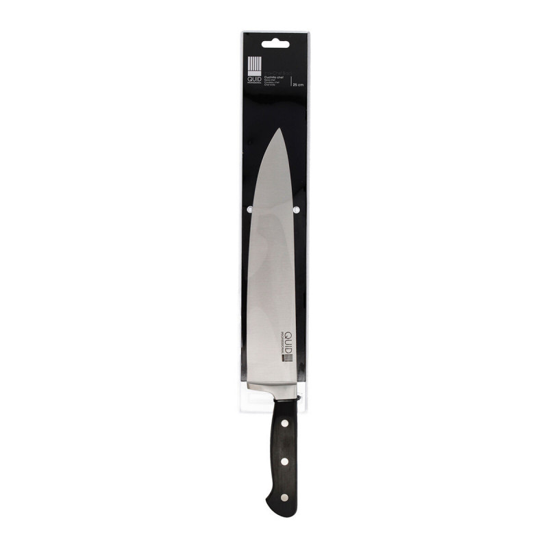 Image secondaire de Couteau Chef Quid Professional Inox Chef Black Noir Métal 25 cm (Pack 6x)