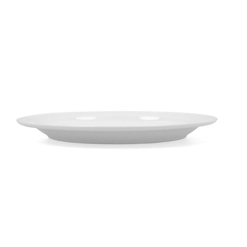 Image secondaire de Assiette plate Bidasoa Glacial Céramique Blanc (Ø 26 cm) (Pack 4x)