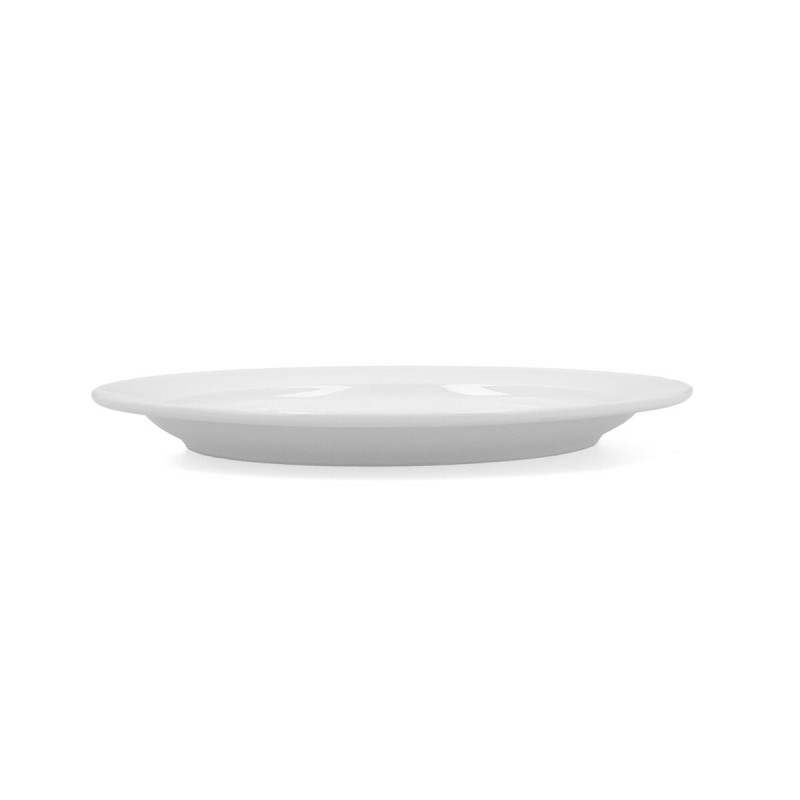 Image secondaire de Assiette plate Bidasoa Glacial Céramique Blanc (24 cm) (Pack 6x)