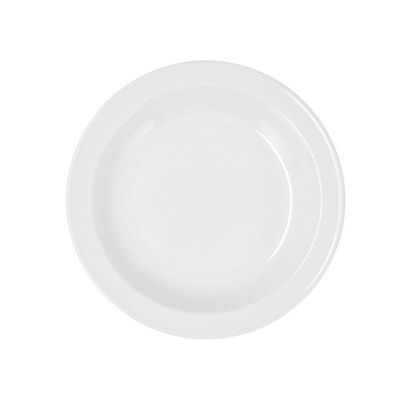 Image secondaire de Assiette creuse Bidasoa Glacial Céramique Blanc (23 cm) (Pack 6x)